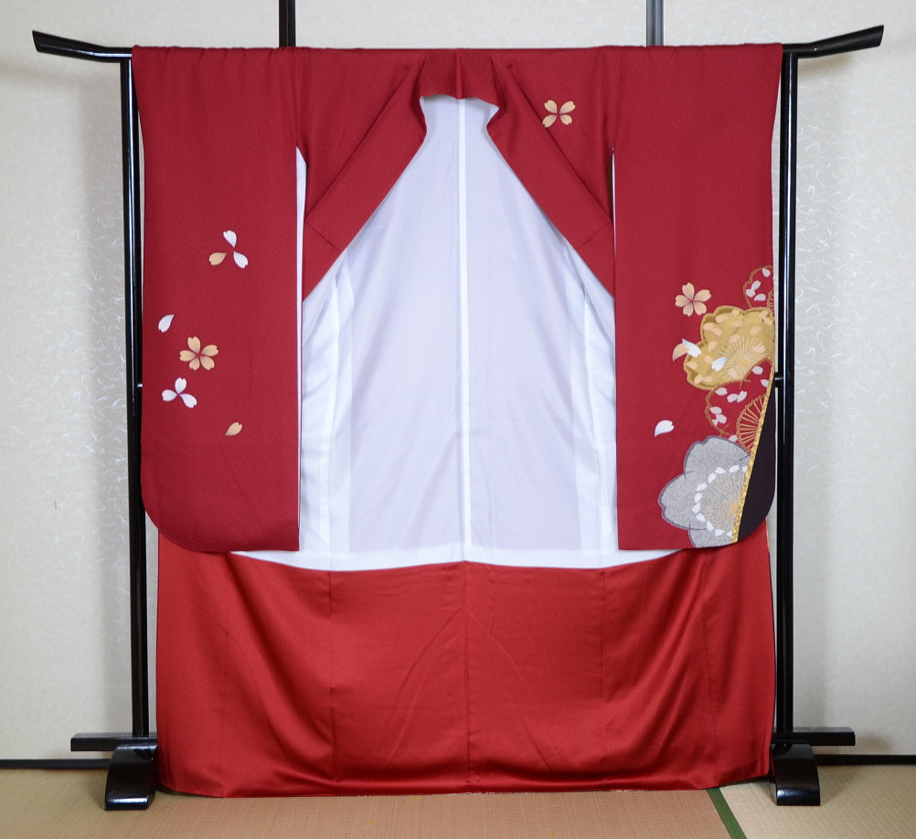 Long-sleeved kimono 6 items set / Furisode / FK#1-531