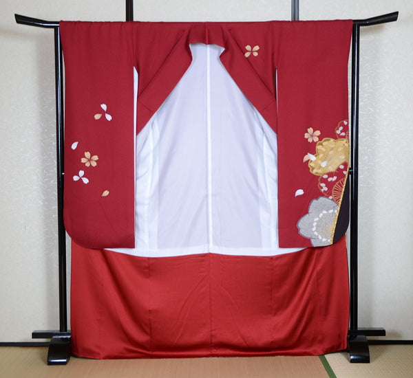 Long-sleeved kimono 6 items set / Furisode / FK#1-531
