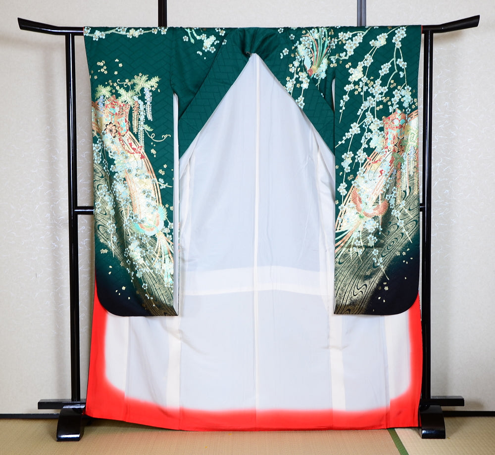 Long-sleeved kimono 6 items set / Furisode / FK#1-440