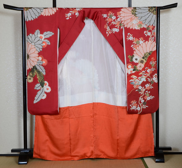 Long-sleeved kimono 6 items set / Furisode / FK#1-860