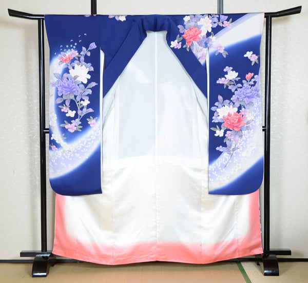 Long-sleeved kimono 6 items set / Furisode / FK#1-703