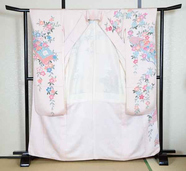 Long-sleeved kimono 6 items set / Furisode / FK#1-689