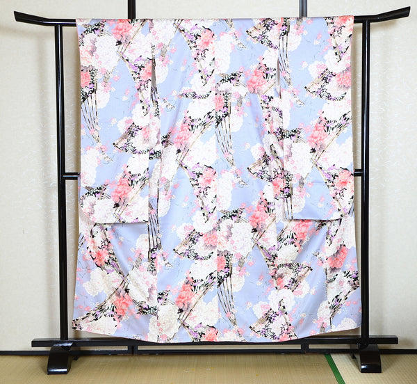 Long-sleeved kimono 6 items set / Furisode / FK#993