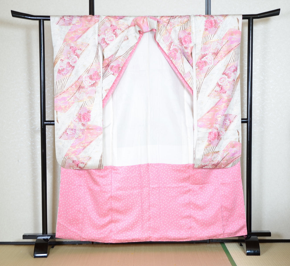 Long-sleeved kimono 6 items set / Furisode / FK#1-567