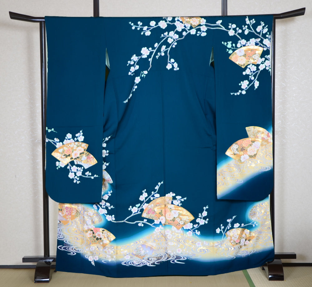 Long-sleeved kimono 6 items set / Furisode / FK#1-355
