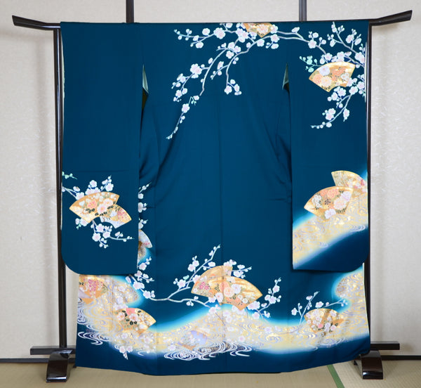 Long-sleeved kimono 6 items set / Furisode / FK#1-355