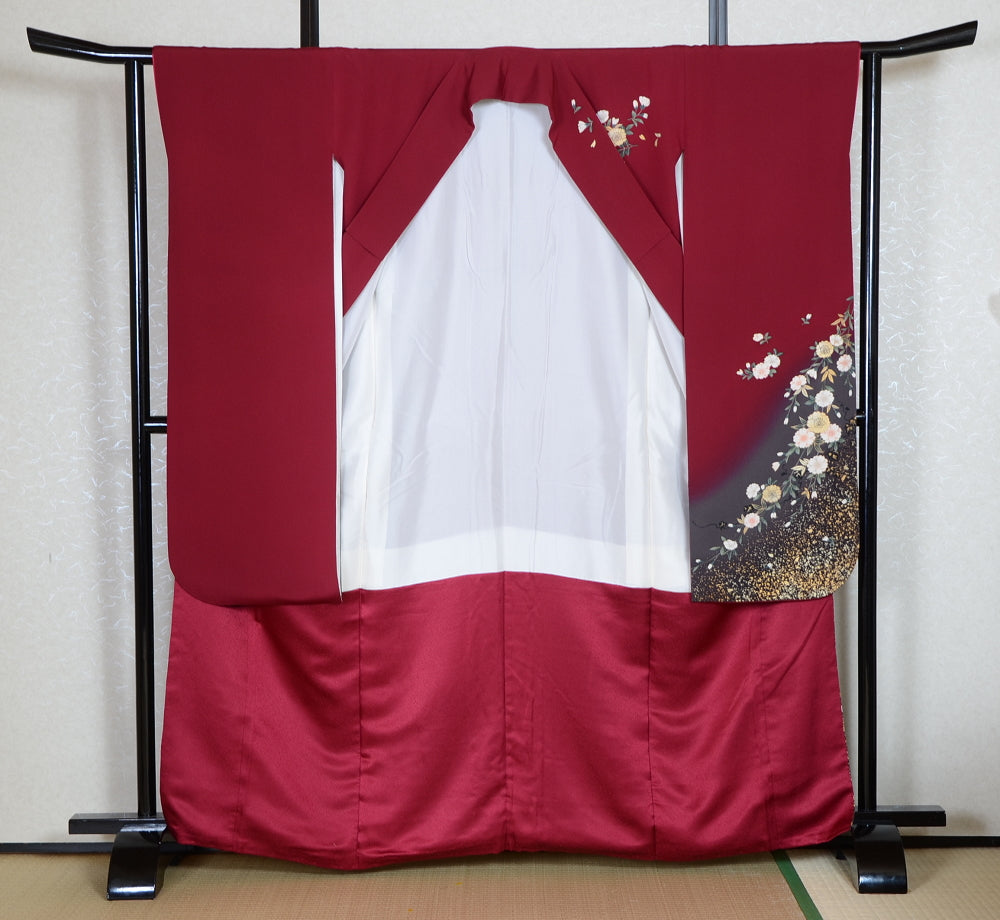 Long-sleeved kimono 6 items set / Furisode / FK#1-729
