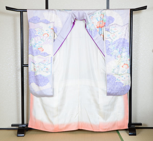 Long-sleeved kimono 6 items set / Furisode / FK#1-723