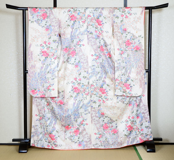 Long-sleeved kimono 6 items set / Furisode / FK#1-370