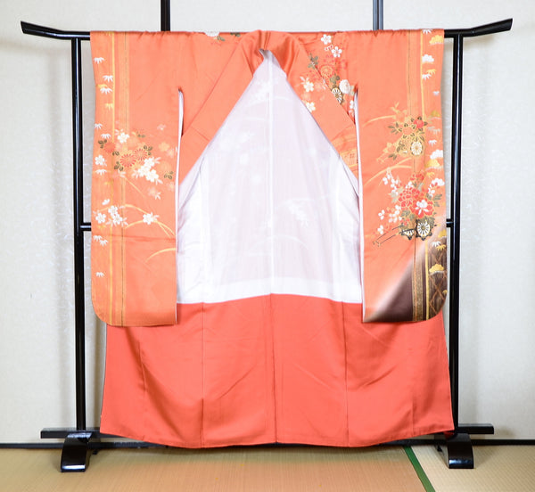 Long-sleeved kimono 6 items set / Furisode / FK#1-677