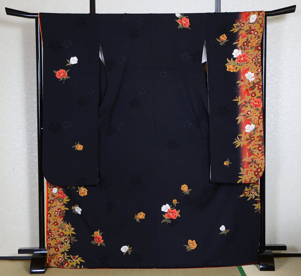 Long-sleeved kimono 6 items set / Furisode / FK#1-302