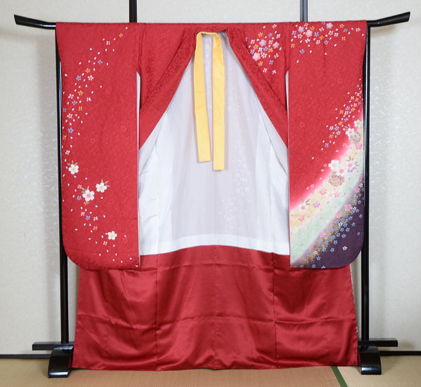 Long-sleeved kimono 6 items set / Furisode / FK#1-761