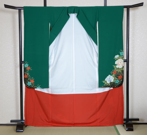 Long-sleeved kimono 6 items set / Furisode / FK#1-550