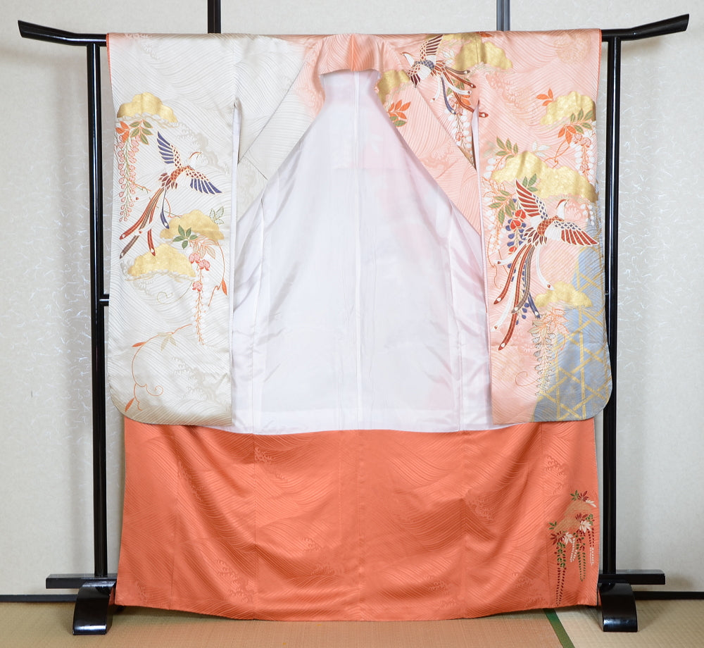 Long-sleeved kimono 6 items set / Furisode / FK#1-699