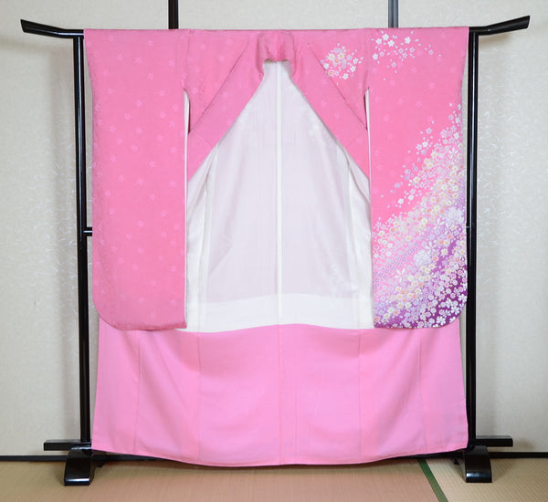 Long-sleeved kimono 6 items set / Furisode / FK#1-546