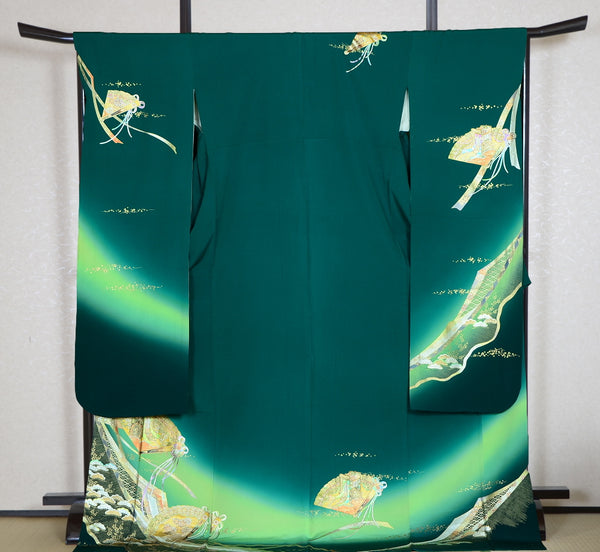 Long-sleeved kimono 6 items set / Furisode / FK#1-229