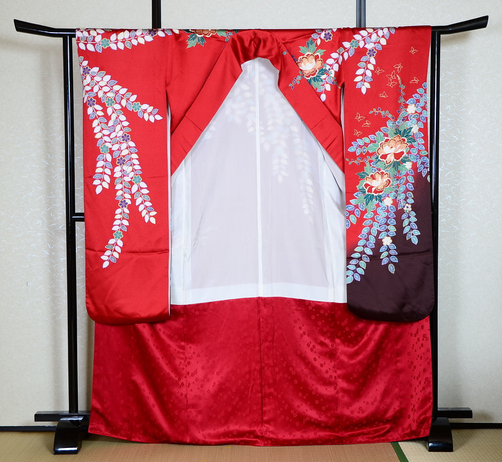 Long-sleeved kimono 6 items set / Furisode / FK#1-426