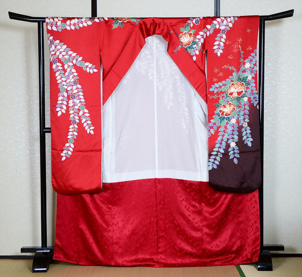 Long-sleeved kimono 6 items set / Furisode / FK#1-426