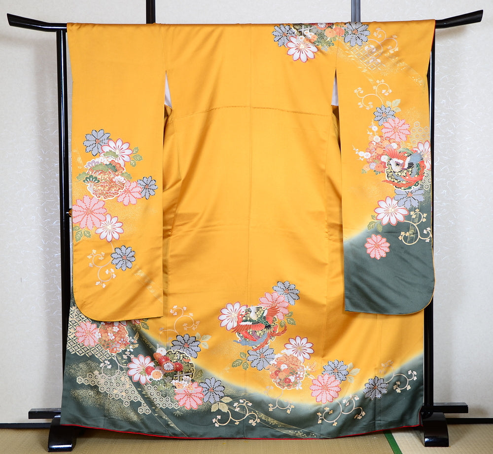 Long-sleeved kimono 6 items set / Furisode / FK#1-299