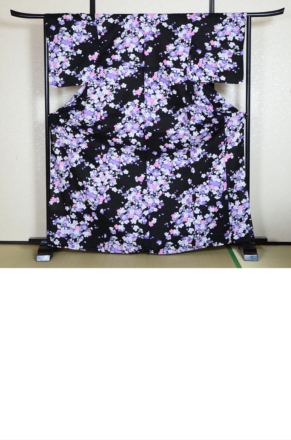 Japanese yukata kimono / D #148