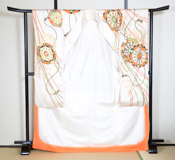 Long-sleeved kimono 6 items set / Furisode / FK#1-563