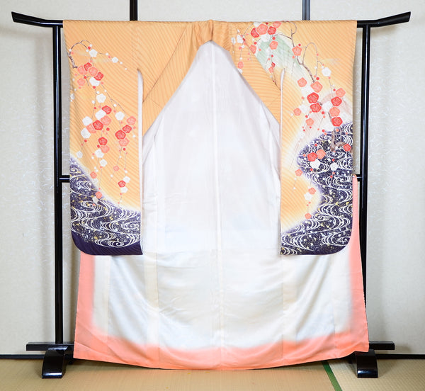 Long-sleeved kimono 6 items set / Furisode / FK#1-391