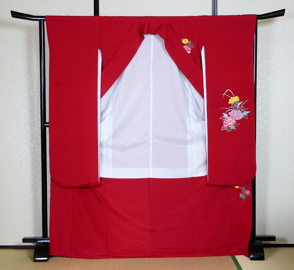 Long-sleeved kimono 6 items set / Furisode / FK#1-447