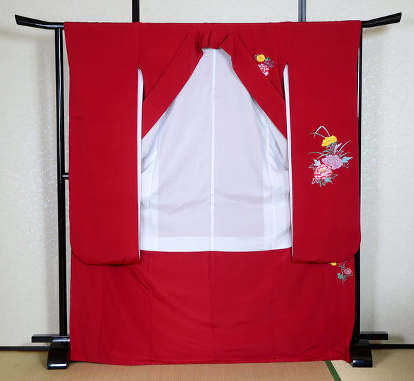Long-sleeved kimono 6 items set / Furisode / FK#1-447