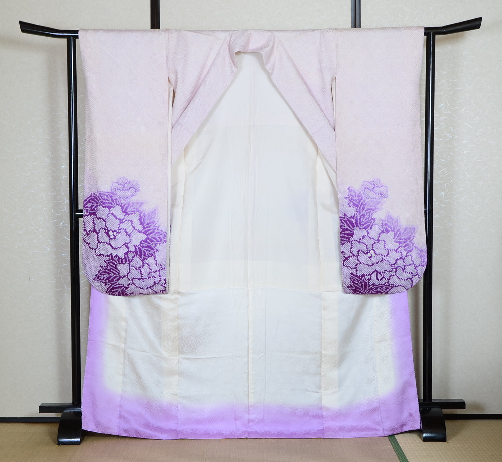 Long-sleeved kimono 6 items set / Furisode / FK#1-824