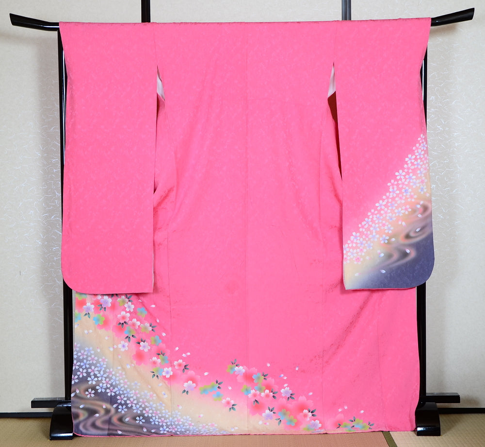 Long-sleeved kimono 6 items set / Furisode / FK#1-239