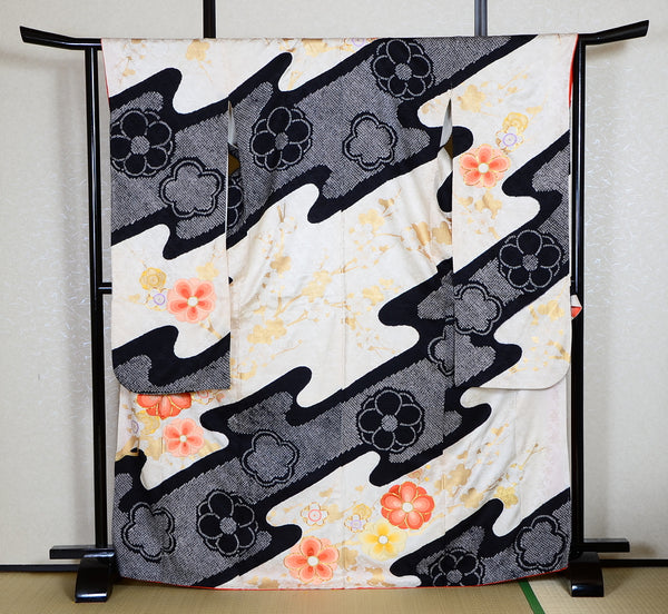 Long-sleeved kimono 6 items set / Furisode / FK#1189