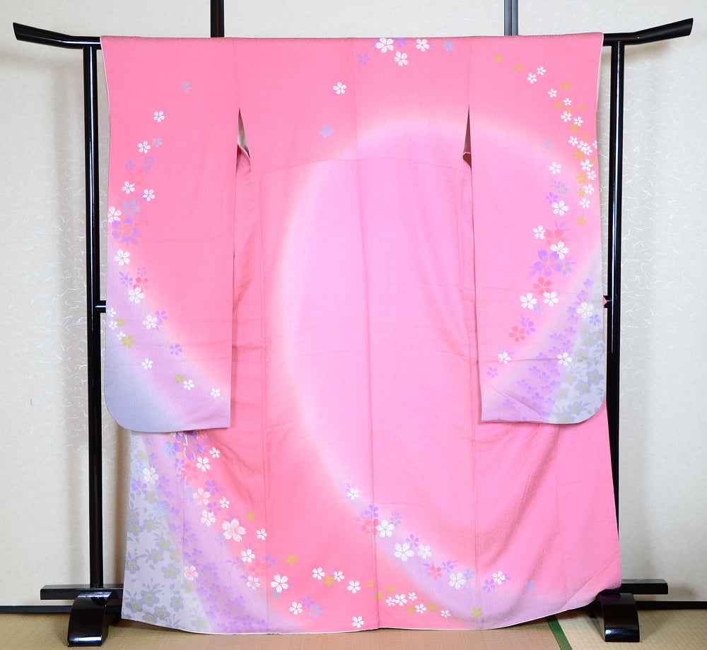 Long-sleeved kimono 6 items set / Furisode / FK#1-367