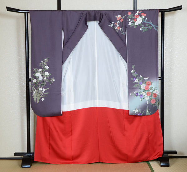 Long-sleeved kimono 6 items set / Furisode / FK#1-760