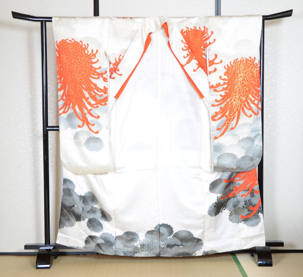 Long-sleeved kimono 6 items set / Furisode / FK#1-566