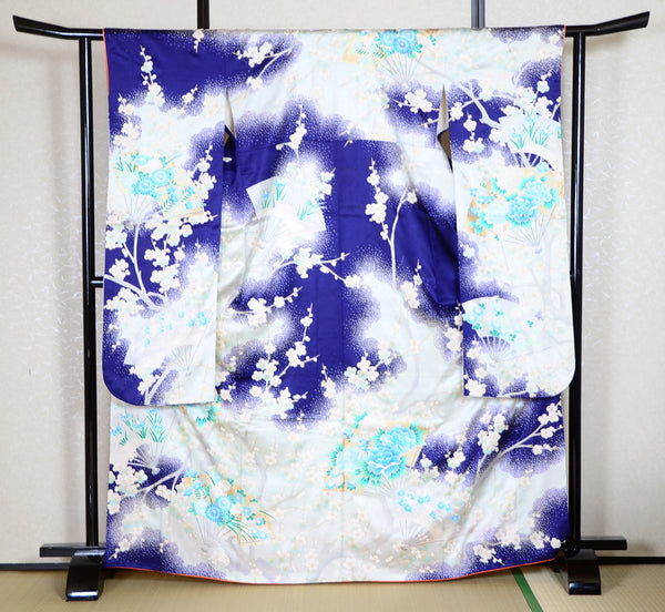 Long-sleeved kimono 6 items set / Furisode / FK#1-356