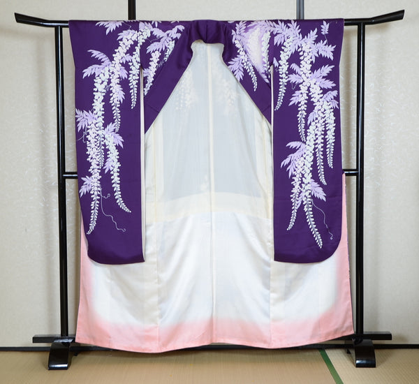 Long-sleeved kimono 6 items set / Furisode / FK#1-555