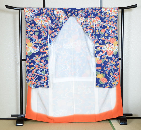 Long-sleeved kimono 6 items set / Furisode / FK#1-578