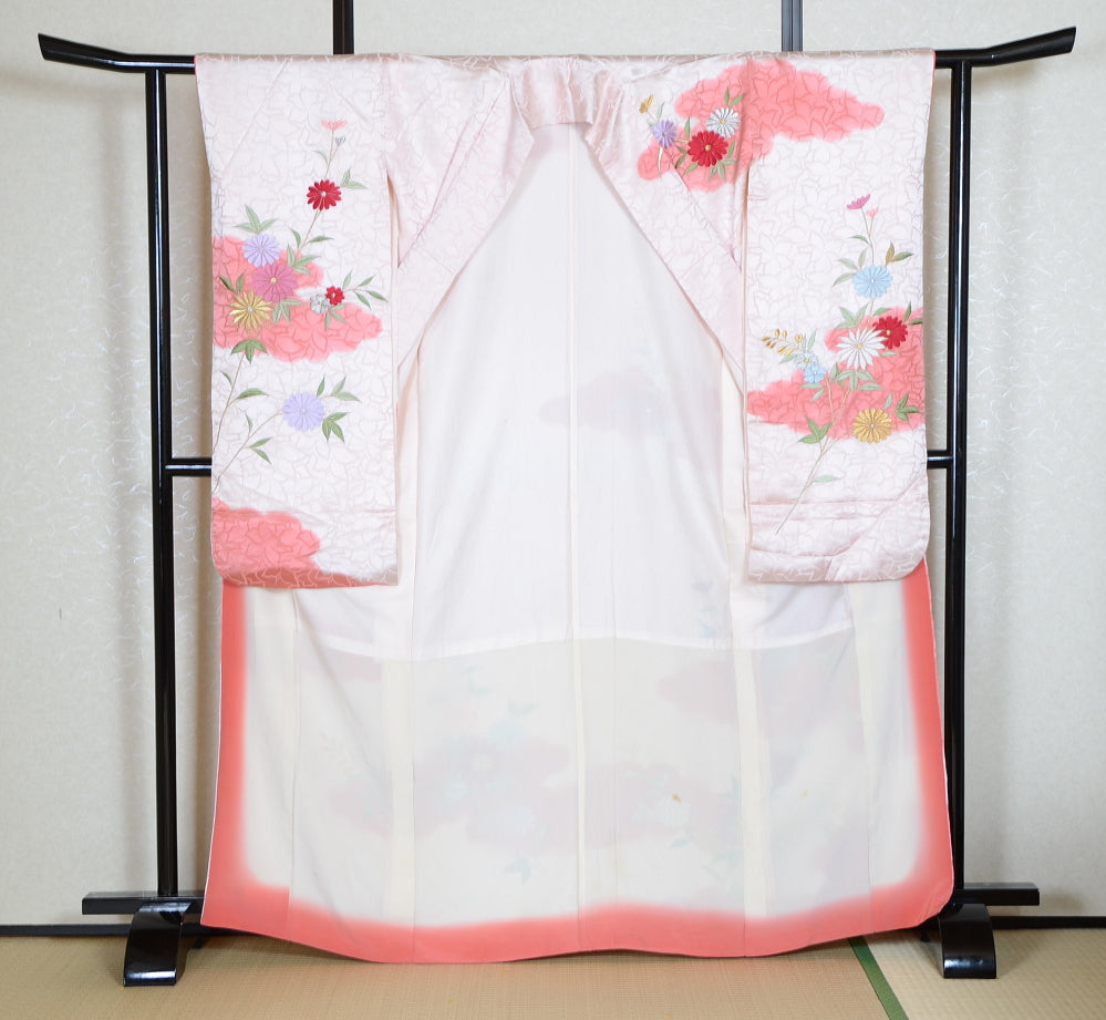 Long-sleeved kimono 6 items set / Furisode / FK#1-573
