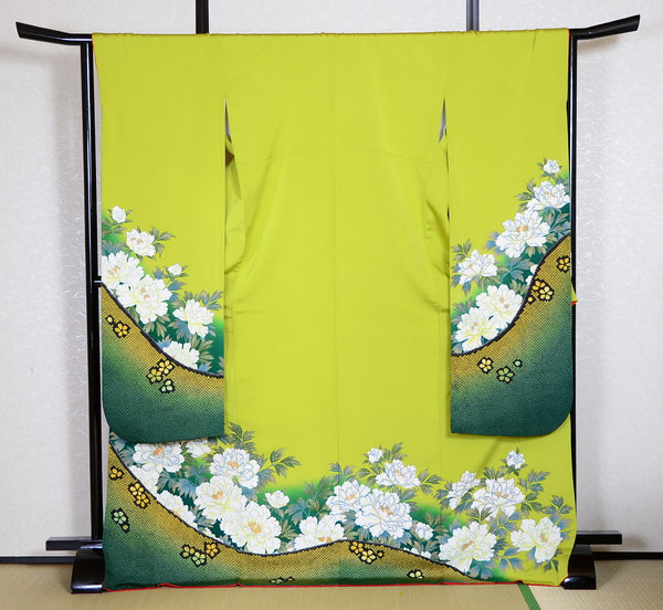 Long-sleeved kimono 6 items set / Furisode / FK#1042