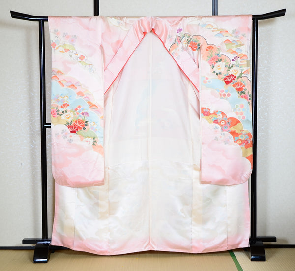 Long-sleeved kimono 6 items set / Furisode / FK#1-441