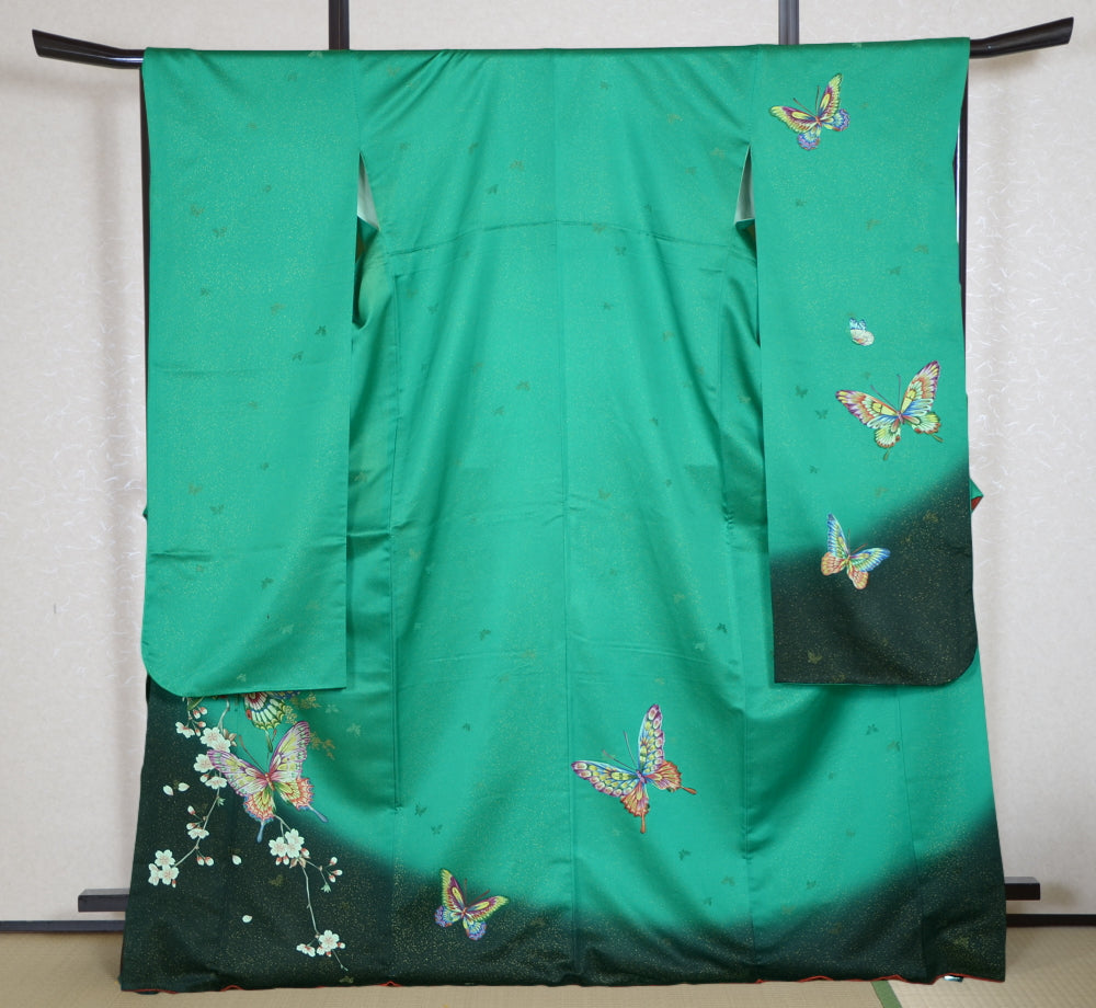 Long-sleeved kimono 6 items set / Furisode / FK#1-318