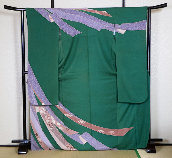 Long-sleeved kimono 6 items set / Furisode / FK#1056