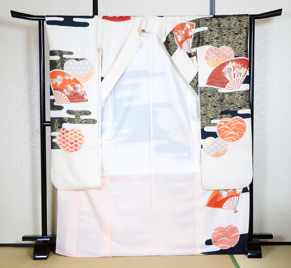 Long-sleeved kimono 6 items set / Furisode / FK#1-439