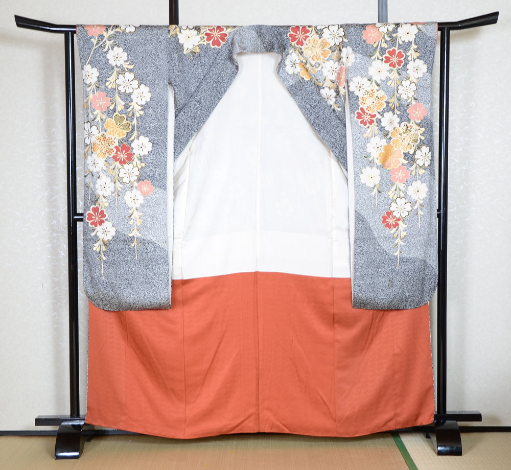 Long-sleeved kimono 6 items set / Furisode / FK#1-692