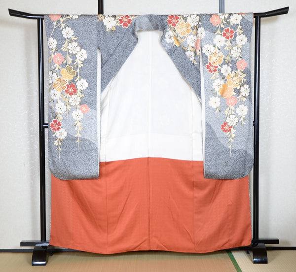 Long-sleeved kimono 6 items set / Furisode / FK#1-692