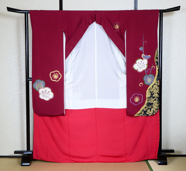 Long-sleeved kimono 6 items set / Furisode / FK#1-444