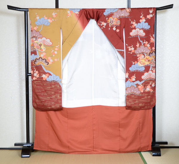 Long-sleeved kimono 6 items set / Furisode / FK#1-569