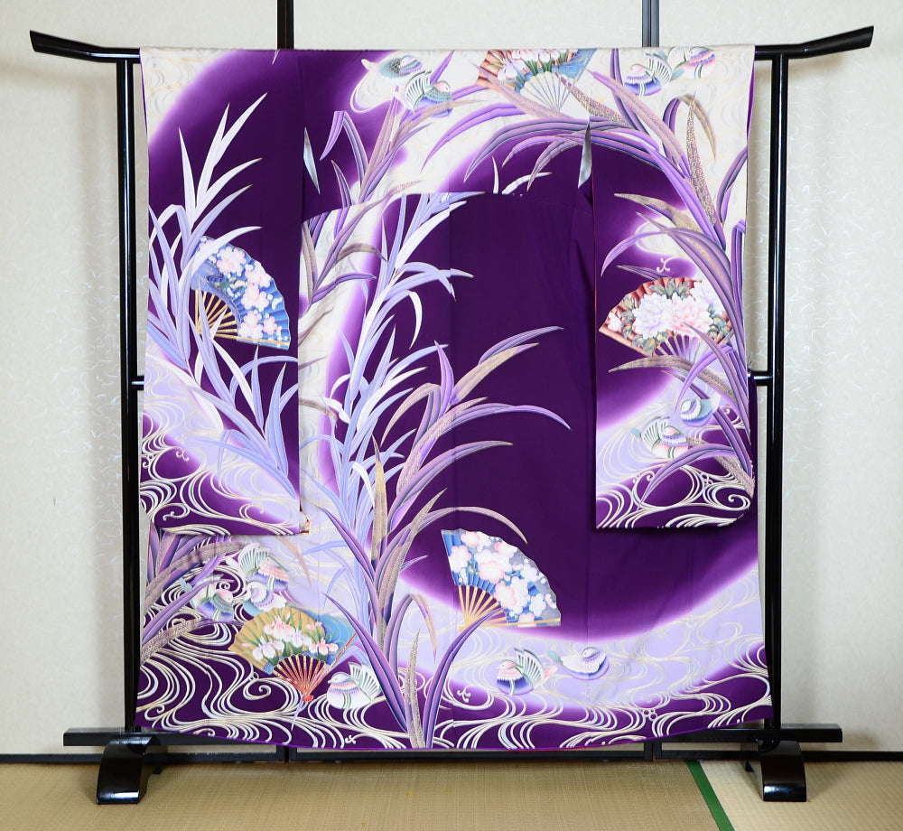 Long-sleeved kimono 6 items set / Furisode / FK#1-379