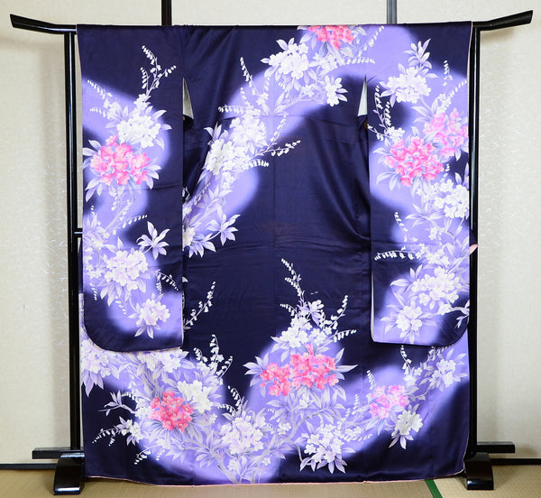 Long-sleeved kimono 6 items set / Furisode / FK#1-314