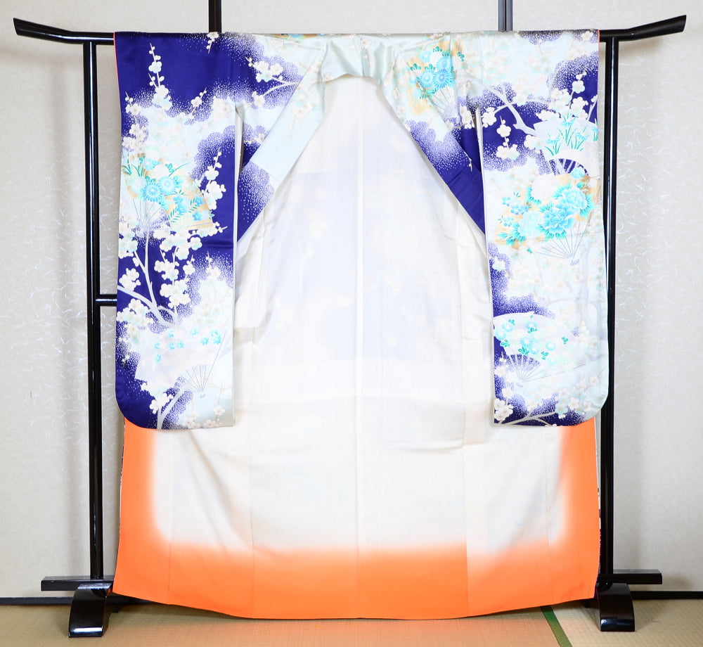 Long-sleeved kimono 6 items set / Furisode / FK#1-356